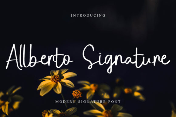 Allberto Signature: The Sweet Script Font for Scroll-Stopping Marketing Design