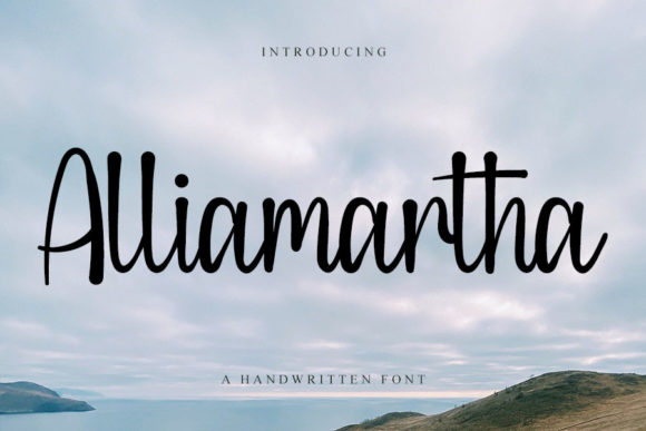 Alliamartha: A Ravishing Handwritten Font for Modern Branding