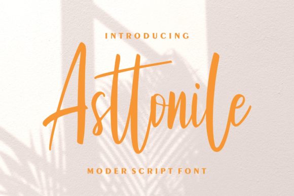 Asttonile: A Chic Handwritten Font for Elegant Editorial Design