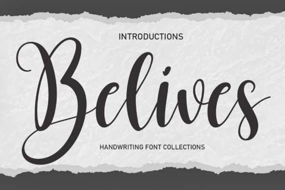 Belives: A Romantic Script Handwritten Font for Editorial Elegance