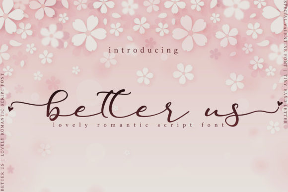 Better Us: A Delicate Handwritten Font for Elegant Editorial Design