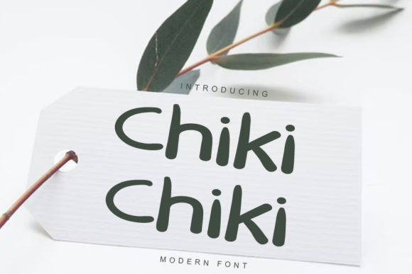 Chiki Chiki: A Neat Handwritten Font for Elegant Editorial Design