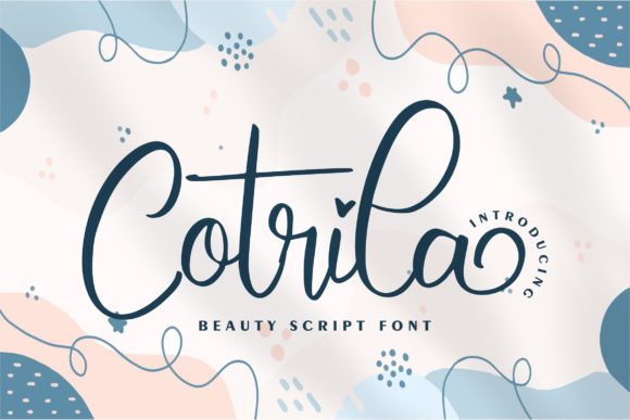 Cotrila: A Sweet Script Handwritten Font for Eye-Catching Branding