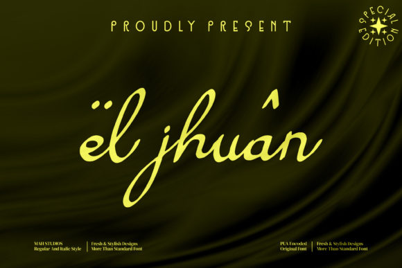 El Jhuan: A Versatile Handwritten Font for Modern Web and Brand Design