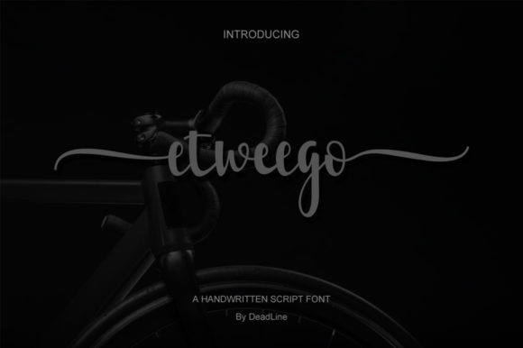 Etweego: A Delicate Handwritten Font for Elegant Campaign Typography