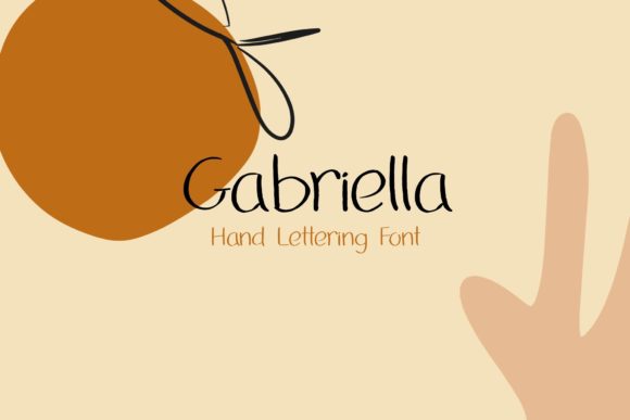 Gabrialla: A Clean Handwritten Font for Whimsical Brand Campaigns