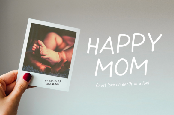 Happy Mom: A Cute Handwritten Font for Social Media and Marketing Designs
