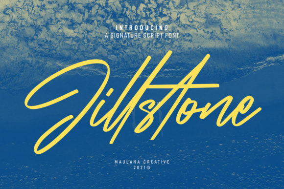 Jillstone: A Stylish Script Font for Modern Marketing Design