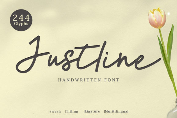 Justline: A Gorgeous Handwritten Font for Scroll-Stopping Marketing Designs