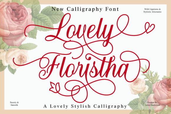 Lovely Floristha: A Smooth Handwritten Font for Scroll-Stopping Digital Content