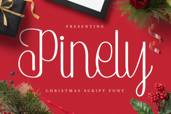 Pinely: A Flowing Handwritten Font for Elegant Branding Projects