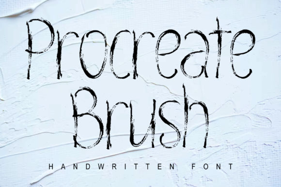 Procreate Brush: A Dainty Handwritten Font for Creative Web Projects