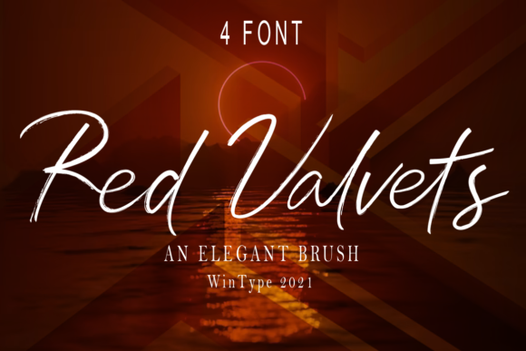 Red Valvets: The Script Handwritten Font That Elevates Campaign Visuals