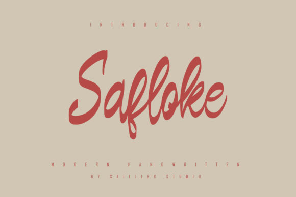 Safloke: A Timeless Handwritten Font for Elegant Editorial Design