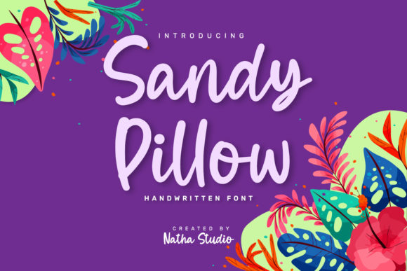 Sandy Pillow: A Handwritten Font for Editorial Charm and Digital Personality