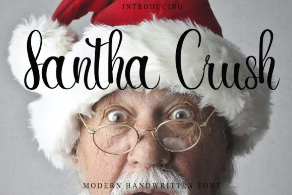 Santa Crush: A Sweet Handwritten Font for Romantic Branding
