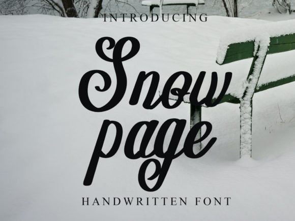 Snow Page: A Sweet Script Handwritten Font for Web Design and Digital Branding