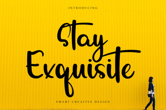 Stay Exquisite: A Stylish Handwritten Font for Modern Branding